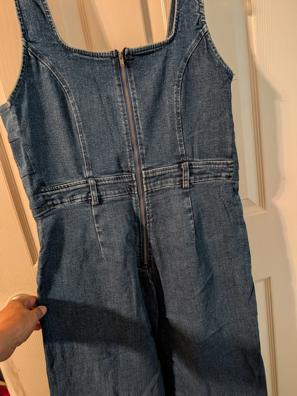 Flying Tomato Dark Blue Denim Jumpsuit Overalls